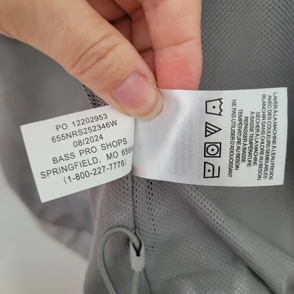 Natural Reflections Landscape Windbreaker Rain Jacket Size XL Light Grey Outdoor - Picture 12 of 14